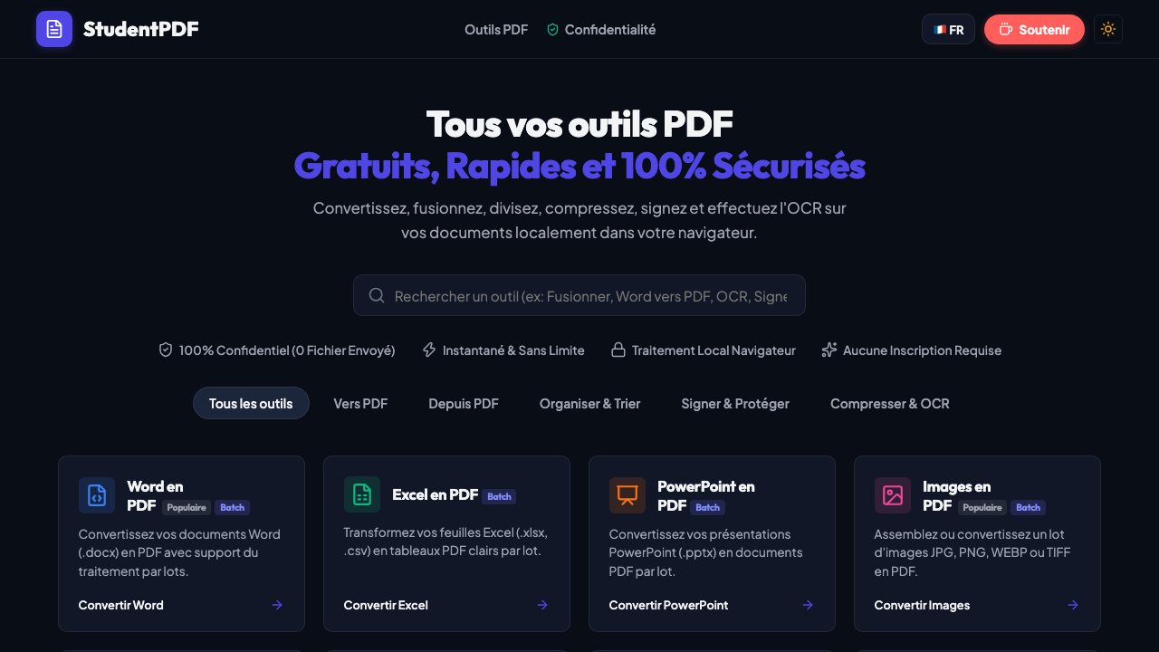 StudentPDF - PDF Tools